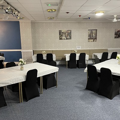 Our jubilee function room downstairs which holds up to 80 guests.